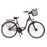Mestský bicykel 28" Mahbike City Bike 3 prevodový hliníkový 17" hnedá matná